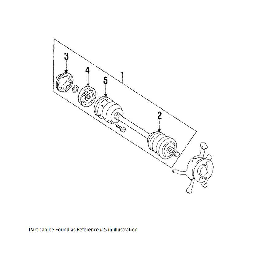 Mercedes CV Joint Boot Kit - Rear 1403501137